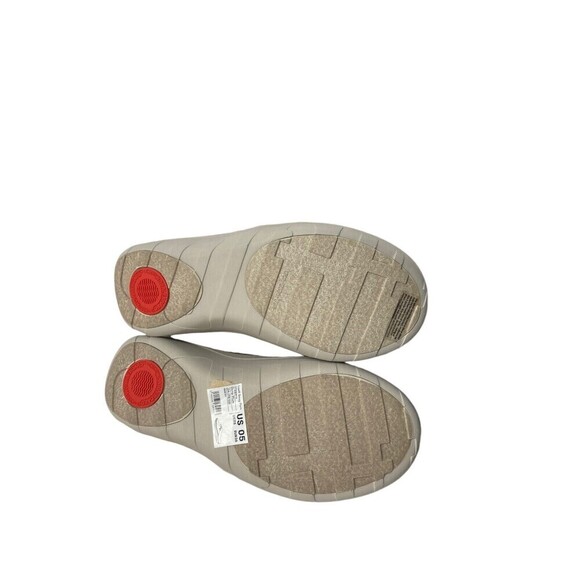 Fit Flop Loafer Women's Size 5 Purple White Loaff Snug Pom Slippers - Picture 10 of 15